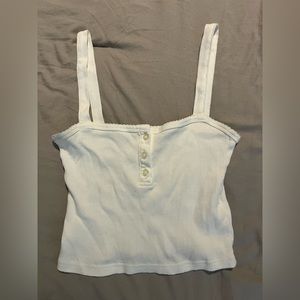 White Brandy Melville crop top